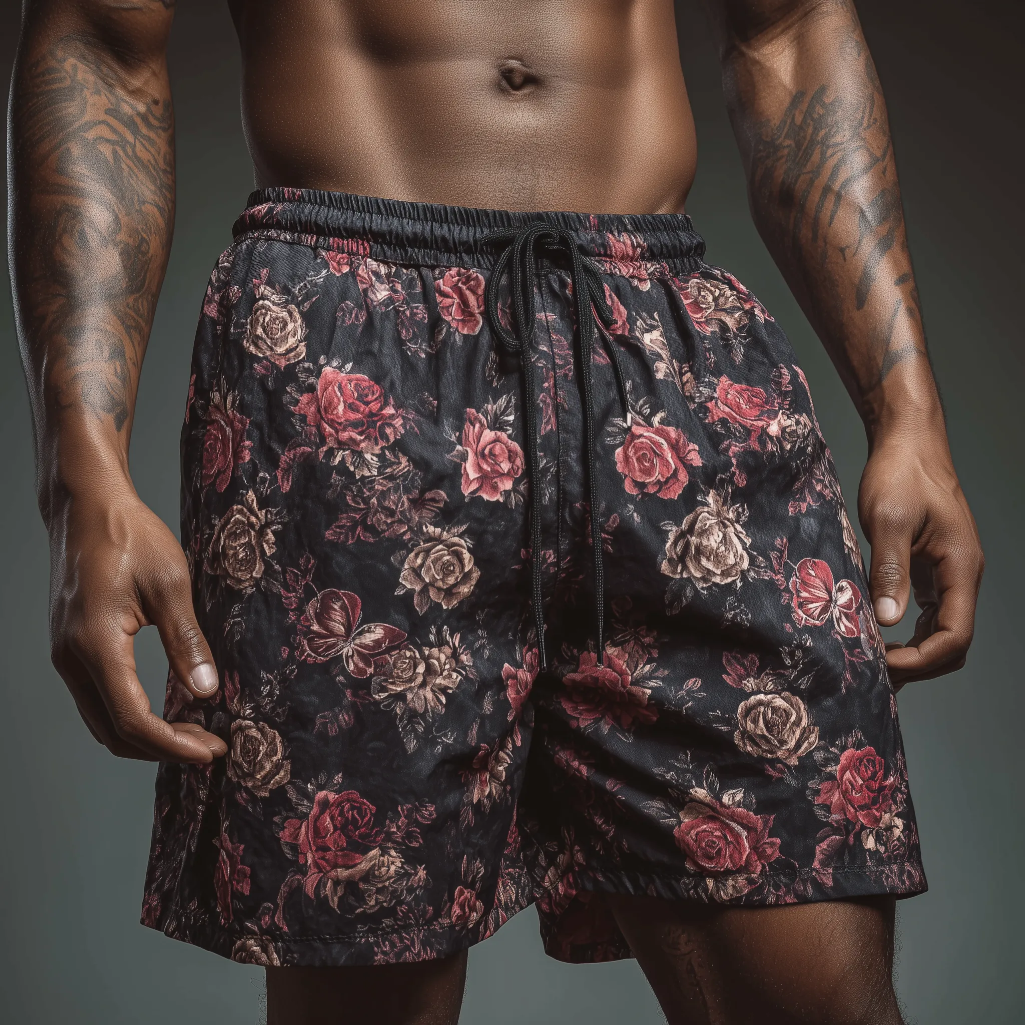 Men's Summer Fashion Printed Polyester Blended Casual Shorts MTA0213G3P sold by Manly product image thumbnail 2