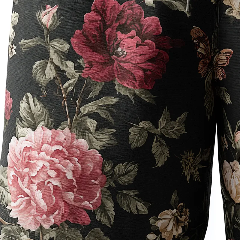 Men's Summer Fashion Flower Print Polyester Blend Casual Shorts MTA0212G8P sold by Manly product image thumbnail 3