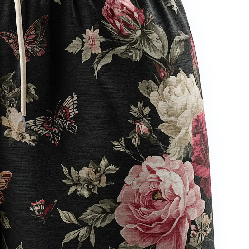 Men's Summer Fashion Flower Print Polyester Blend Casual Shorts MTA0212G8P sold by Manly product image thumbnail 4