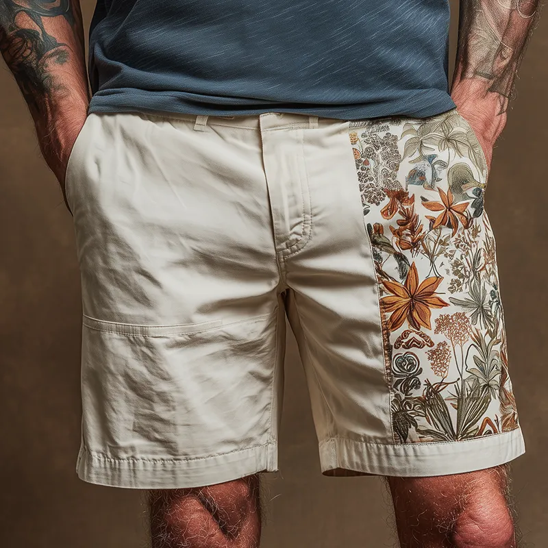 Men's Summer Fashion Printed Cotton Blended Casual Shorts MTA0225G5P sold by Manly product image thumbnail 2