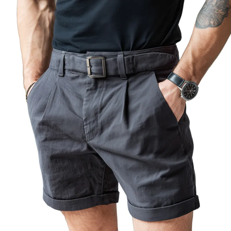 Men's Summer Basic Solid Color Shorts MTA0456G2U sold by Manly