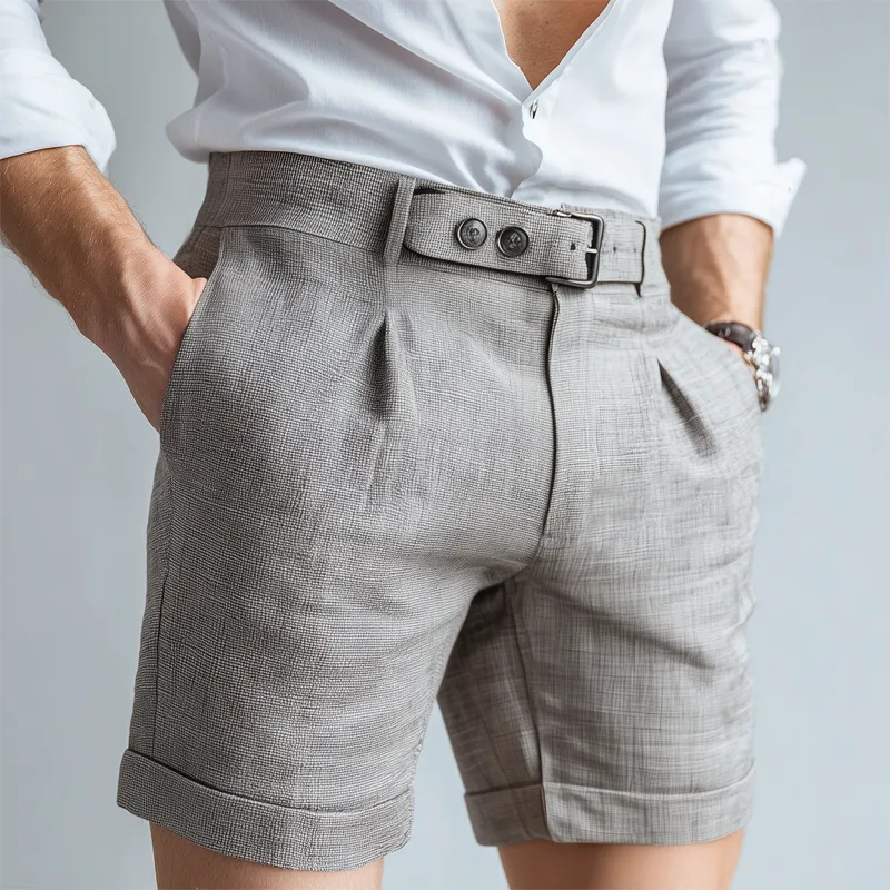 Men's Summer Basic Classic Textured Shorts MTA0488G0U sold by Manly product image thumbnail 2