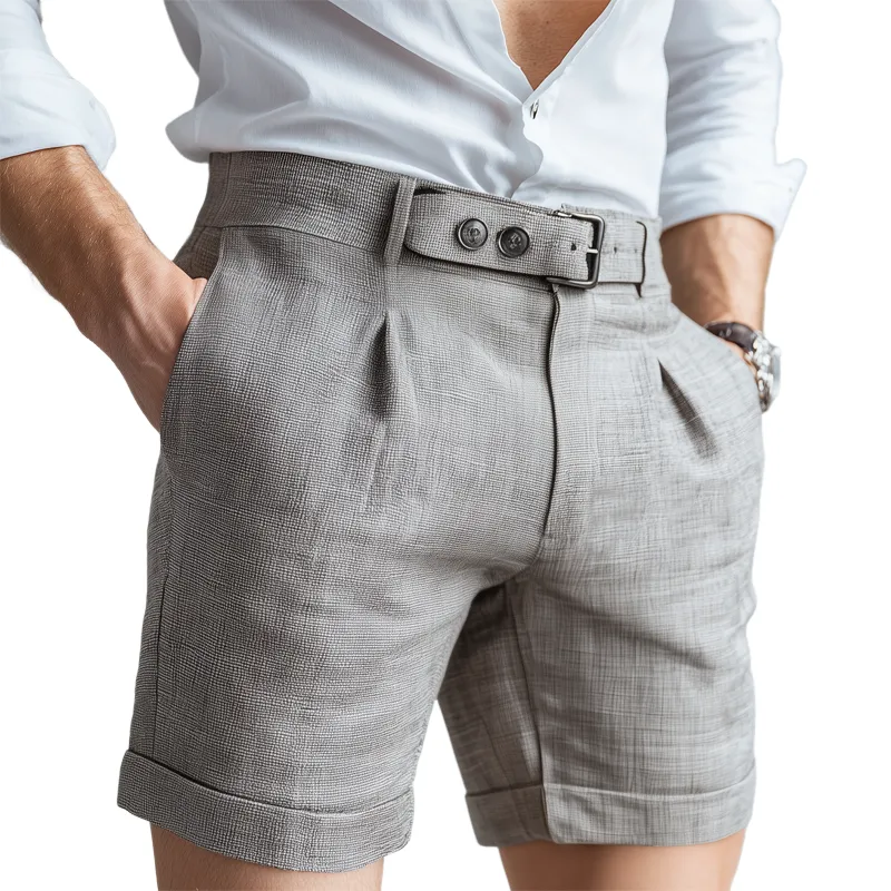 Men's Summer Basic Classic Textured Shorts MTA0488G0U sold by Manly