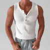 Men's Knitted Slim Fit Crew Neck Tank Top MTA0483G4X sold by Manly