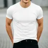 Men's Cotton Vintage Casual Round Neck Short Sleeve T-Shirt MTA0738G1TO sold by Manly