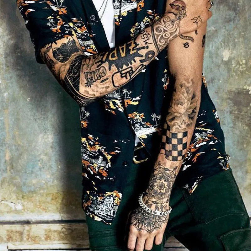 Men's Resort Print Short Sleeve Shirt MTA0852G0X sold by Manly product image thumbnail 3