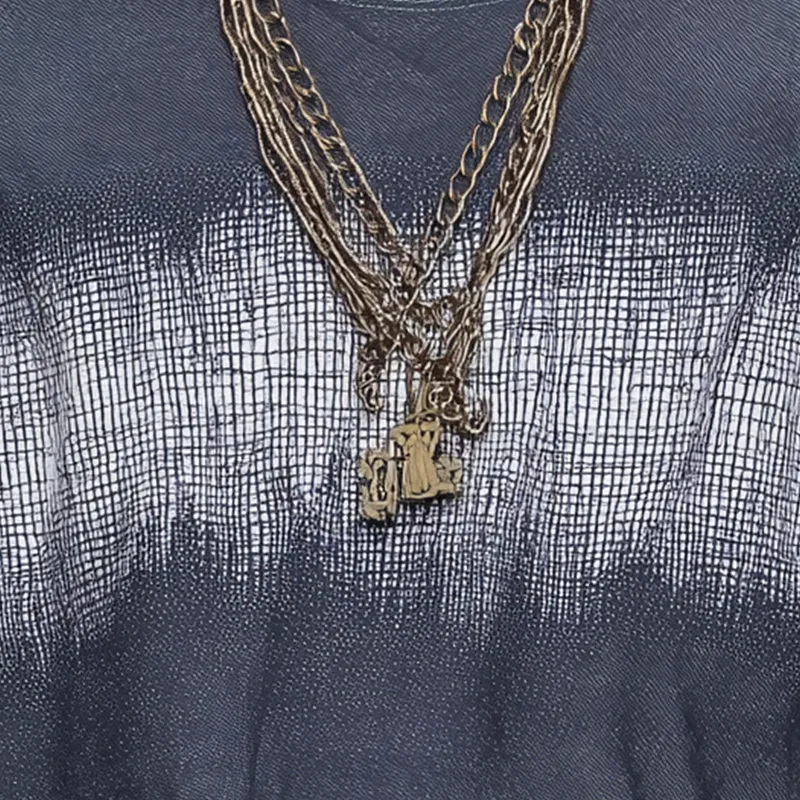 Men's Summer Personalized Gradient Printed Cotton Blended Short Sleeve T-Shirt MTA0858G9P sold by Manly product image thumbnail 3