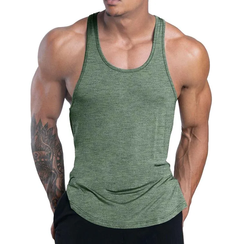 Men's Casual Sports Quick-Drying Racer Tank Top 51657679M sold by Manly product image thumbnail 4