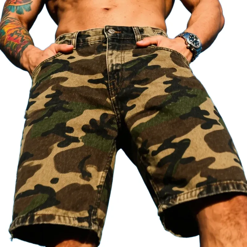 Men's Camouflage Outdoor Casual Shorts MTA1423G6X sold by Manly