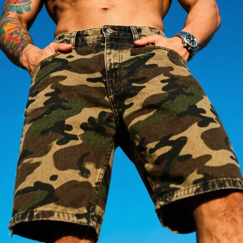 Men's Camouflage Outdoor Casual Shorts MTA1423G6X sold by Manly product image thumbnail 2