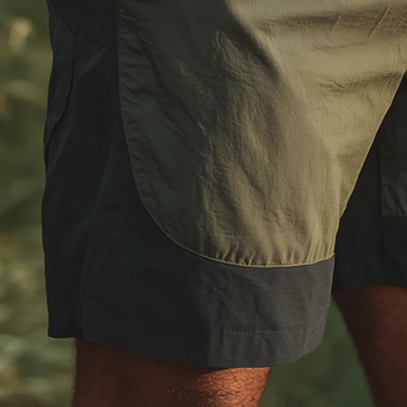 Men's Stylish Colorblock Elastic Sports Shorts MTA1678G5U sold by Manly product image thumbnail 3