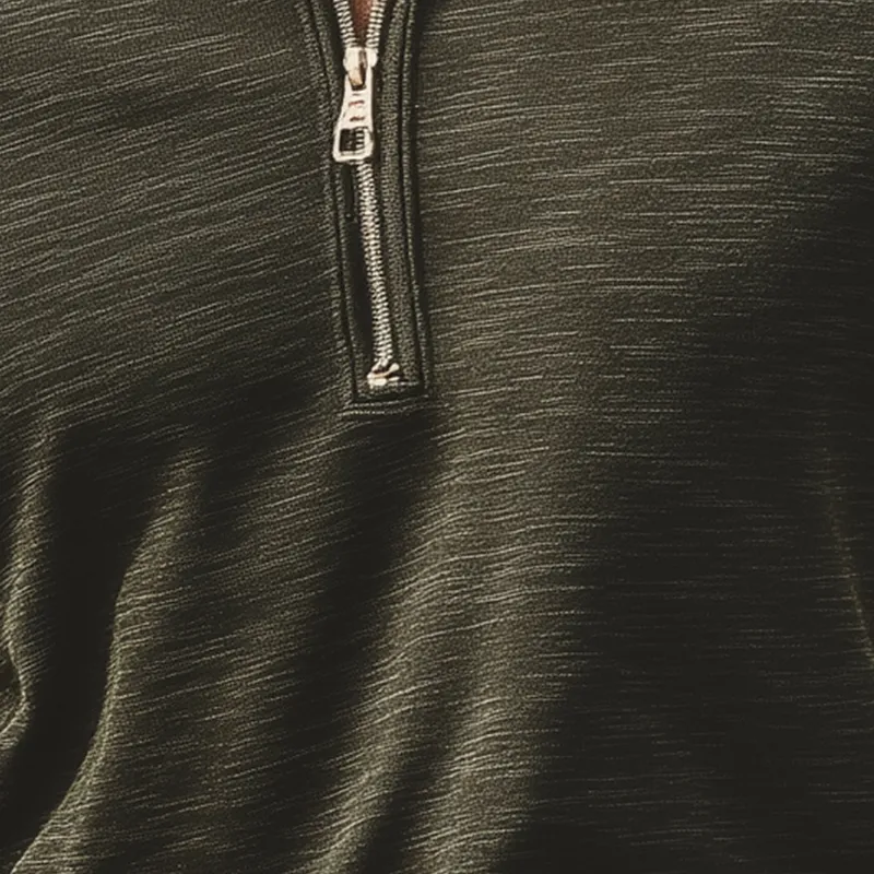 Men's Summer Fashion Cotton Blend Zipper Collar Short Sleeve Polo Shirt MTA1520G3P sold by Manly product image thumbnail 3