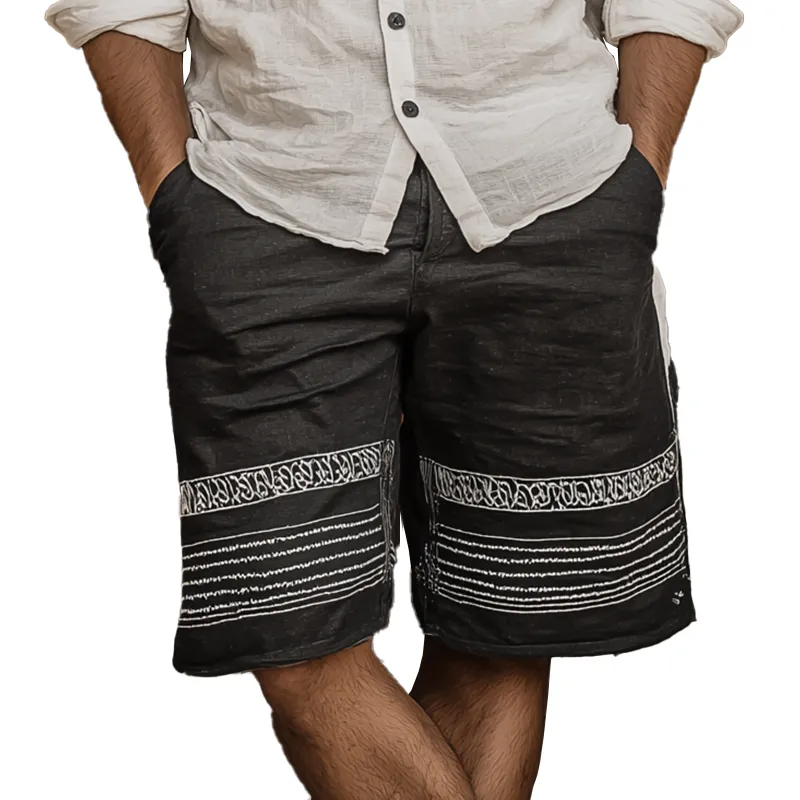 Men's Summer Fashion Printed Cotton Blended Casual Shorts MTA1504G0P sold by Manly