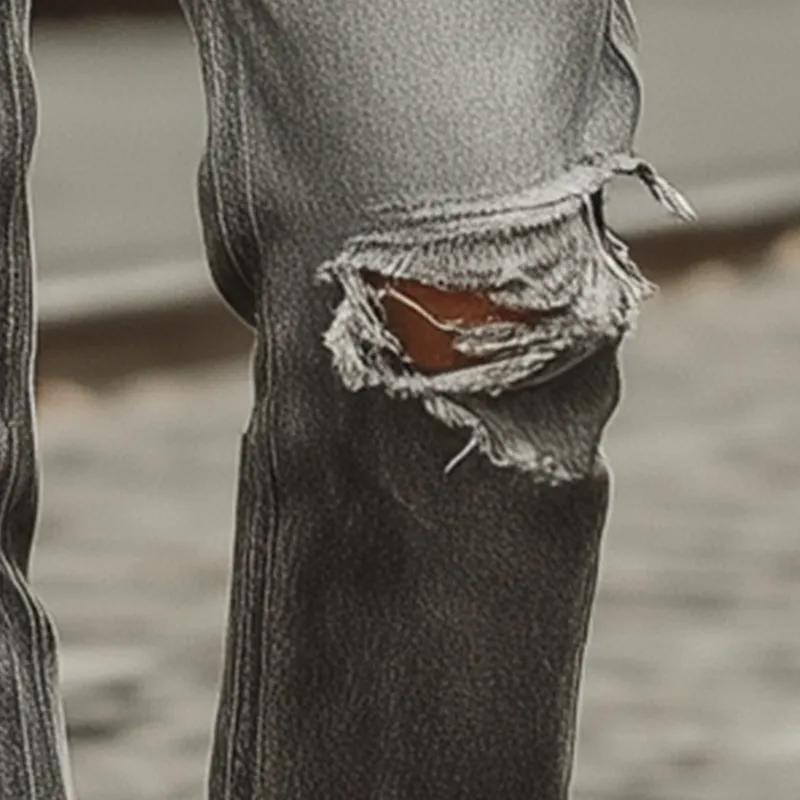 Men's Summer Fashion Washed Ripped Jeans MTA1464G9P sold by Manly product image thumbnail 4