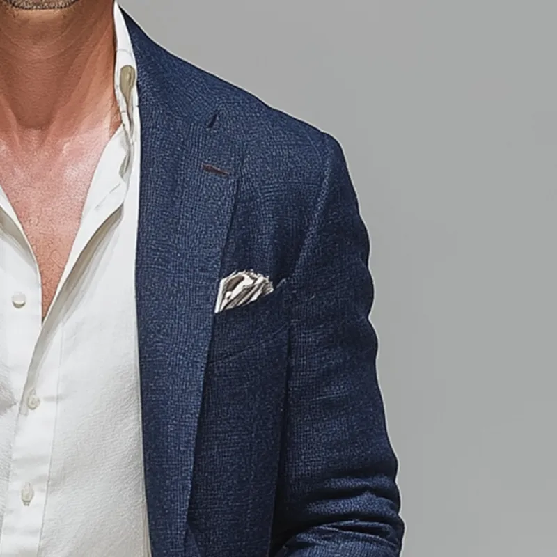 Men's Vintage Solid Color Long Sleeve Suit Jacket MTA1888G2P sold by Manly product image thumbnail 4