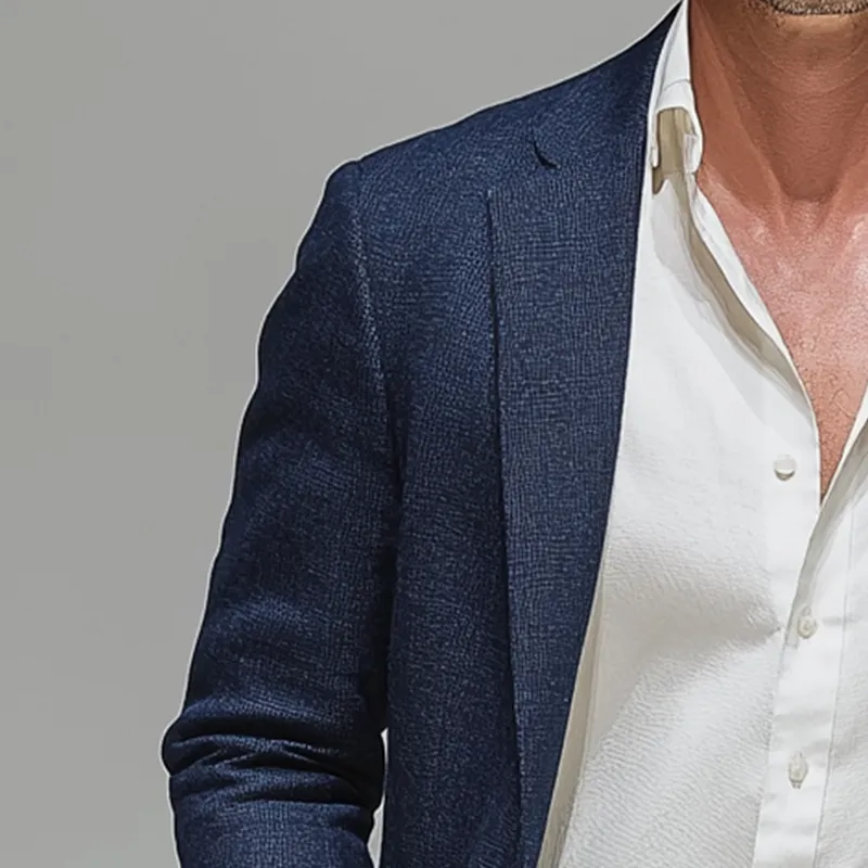 Men's Vintage Solid Color Long Sleeve Suit Jacket MTA1888G2P sold by Manly product image thumbnail 3