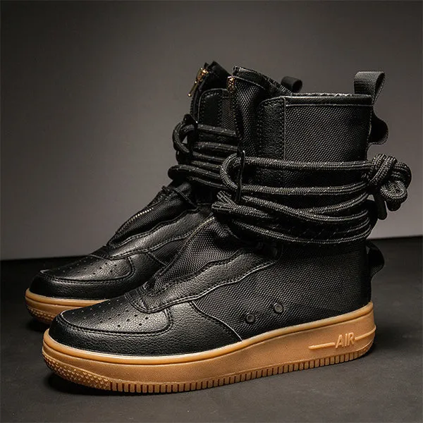 MEN'S PREMIUM PU LEATHER HIGH-CUT BOOTS MTA1872G0I sold by Manly product image thumbnail 5