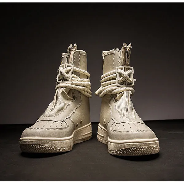 MEN'S PREMIUM PU LEATHER HIGH-CUT BOOTS MTA1872G0I sold by Manly product image thumbnail 4