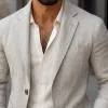 Men's Fashion Notch Lapel Two Buttons Casual Blazer MTA1983G4Z sold by Manly
