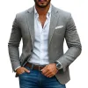 Men's Fashion Notch Lapel Two Buttons Casual Blazer MTA1917G8Z sold by Manly
