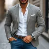 Men's Fashion Notch Lapel Two Buttons Casual Blazer MTA1917G8Z sold by Manly