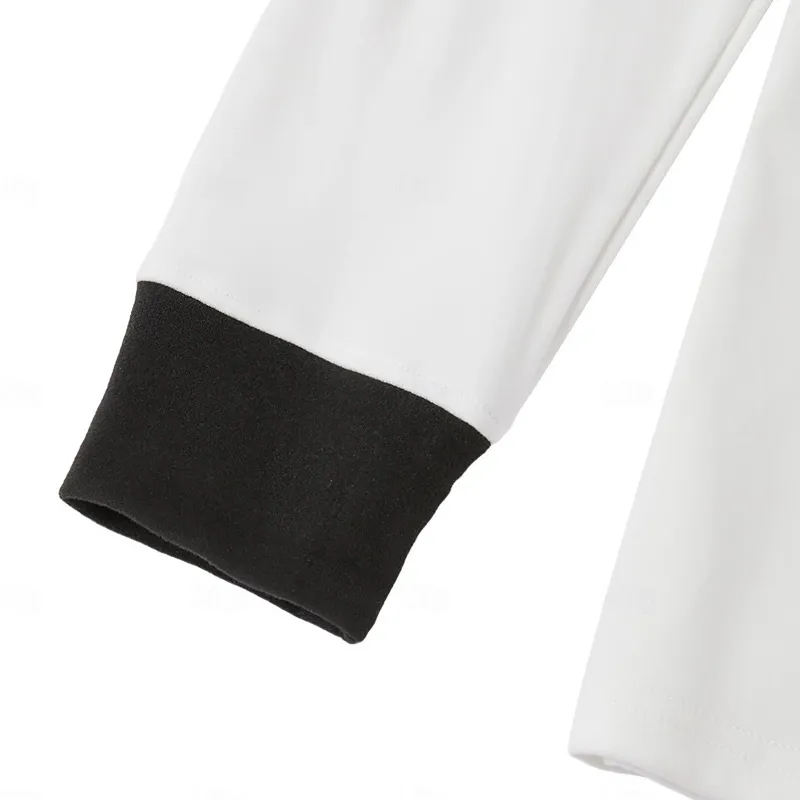 Men's Contrast Color V-neck Long-sleeved T-shirt MTA1608G2X sold by Manly product image thumbnail 3