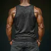 Men's Casual Breathable Skin-friendly Cotton U-neck Slim Fit Tank Top MTA0746G0M sold by Manly
