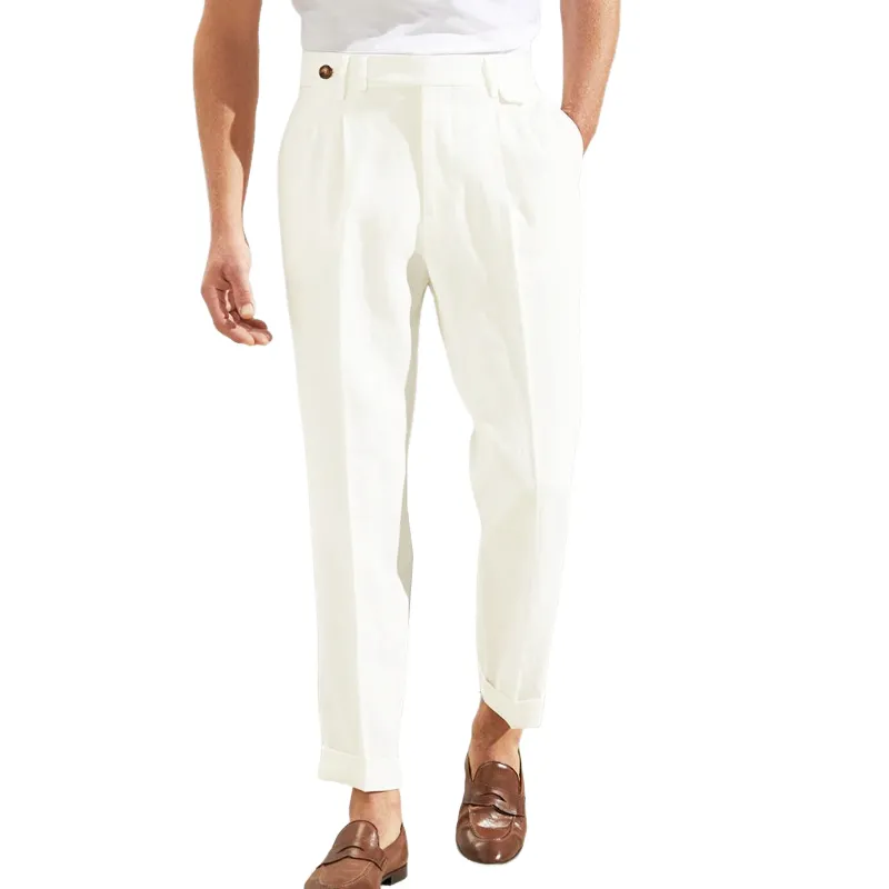 Men's Classic Comfort Solid Color Suit Pants MTA2330G4U sold by Manly