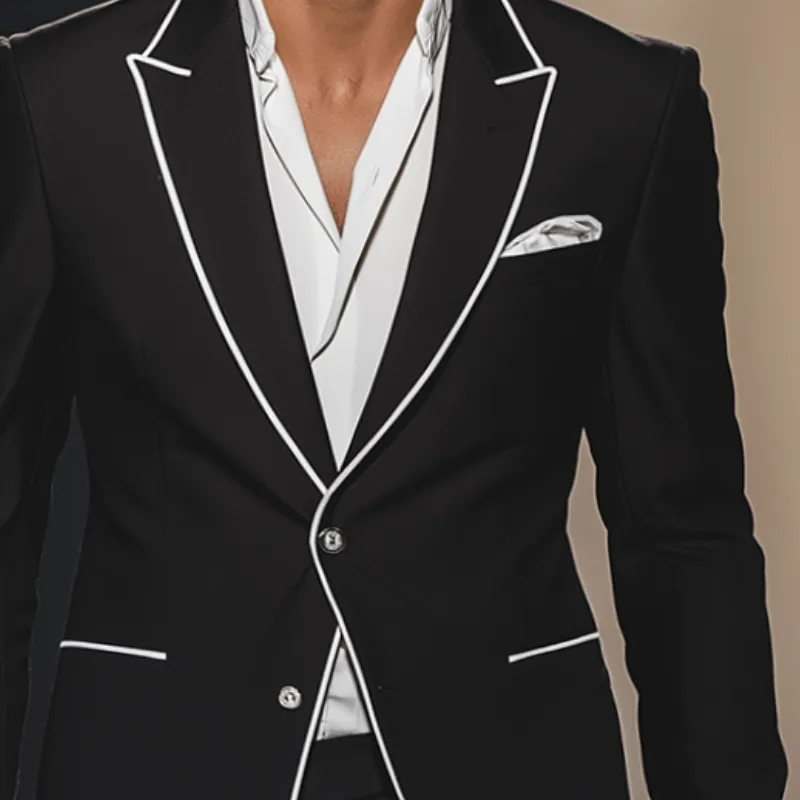 Men's Casual Vintage Business Single Breasted Blazer MTA2169G9TO sold by Manly product image thumbnail 3