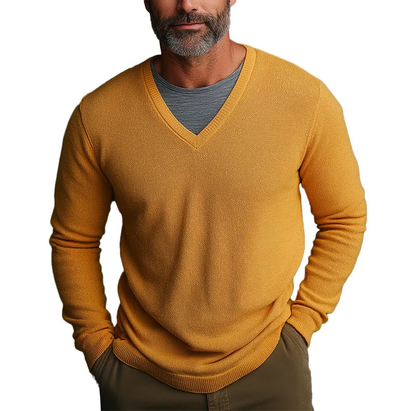 Men's Fashion Knitted Long Sleeve T-Shirt MTA2570G3P sold by Manly