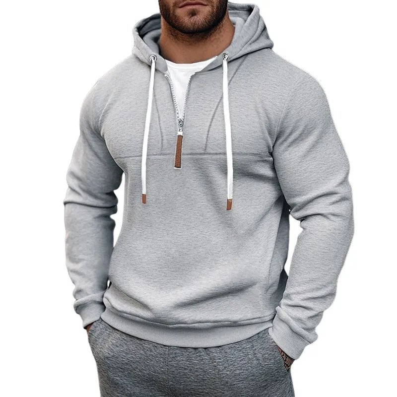 Men's Retro Casual Zipper Hoodie MTA2352G4TO sold by Manly