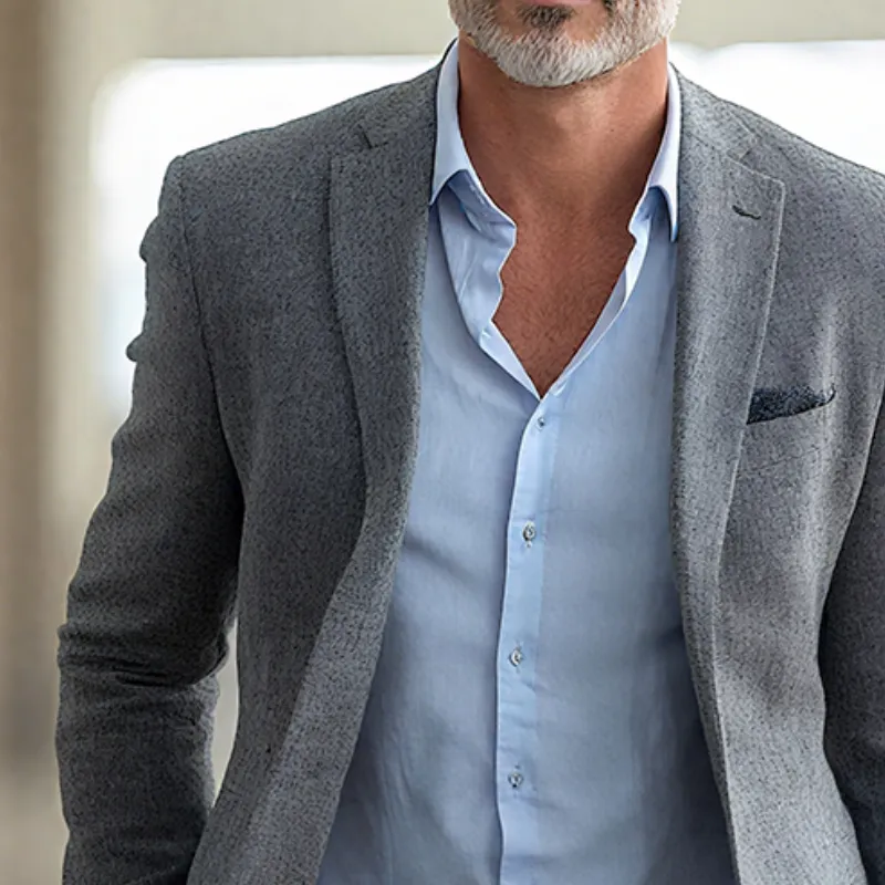 Men's Vintage Casual Single Breasted Blazer MTA2477G0TO sold by Manly product image thumbnail 3