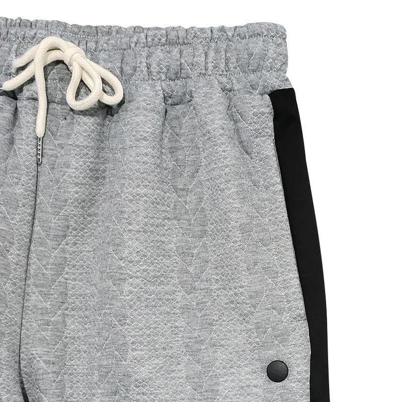 Men's Textured Jacquard Trousers Loose Sweatpants 09302280Y sold by Manly product image thumbnail 3