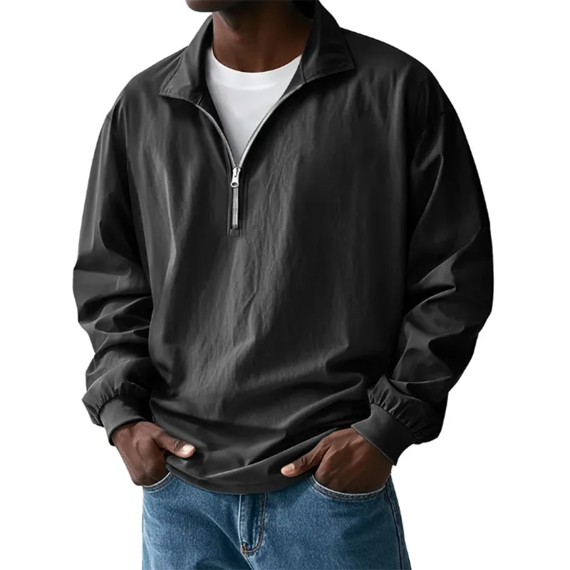 Men's Solid Color Textured Thin Long-Sleeved Jacket MTA3051G7P sold by Manly product image thumbnail 2