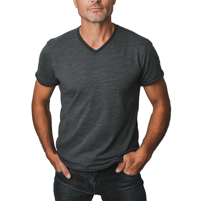 Men's Summer Fashion Cotton Short Sleeve T-Shirt MTA2800G5P sold by Manly