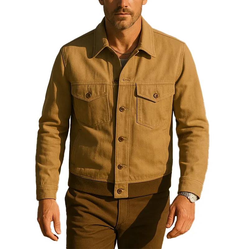 Men's Retro Thin Long-sleeved Jacket MTA0198H0P sold by Manly