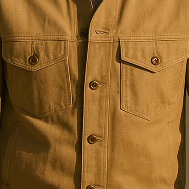 Men's Retro Thin Long-sleeved Jacket MTA0198H0P sold by Manly product image thumbnail 3