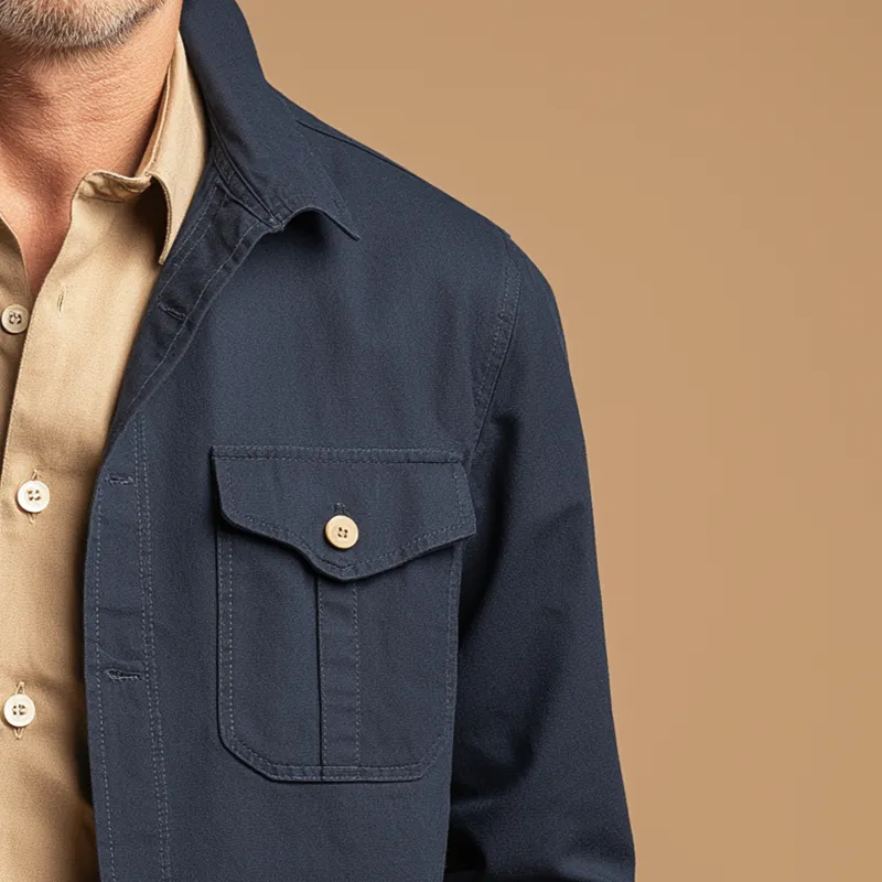 Men's Vintage Cotton Blend Jacket (Lined) MTA0132H9P sold by Manly product image thumbnail 4