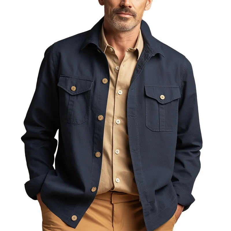 Men's Vintage Cotton Blend Jacket (Lined) MTA0132H9P sold by Manly