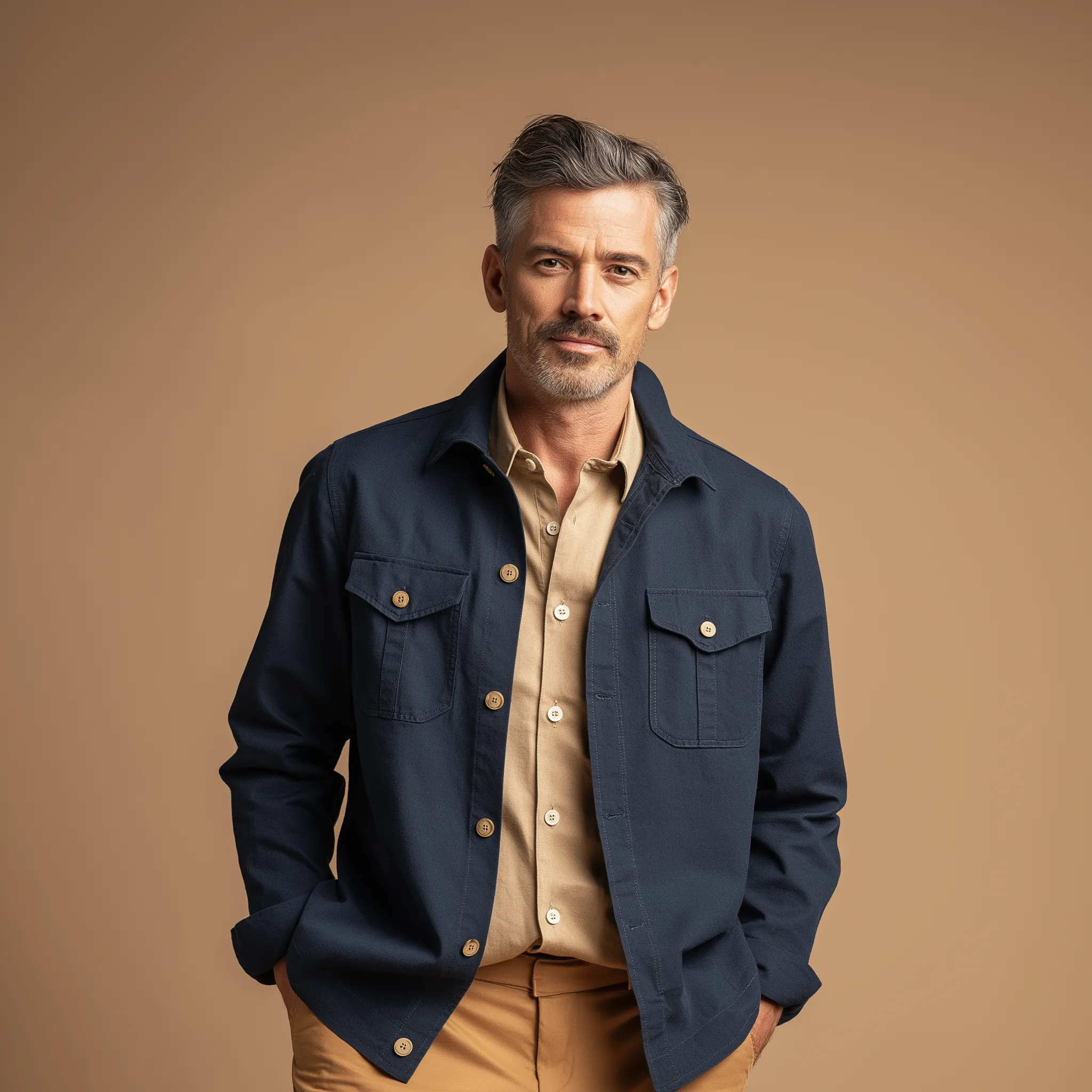 Men's Vintage Cotton Blend Jacket (Lined) MTA0132H9P sold by Manly product image thumbnail 5