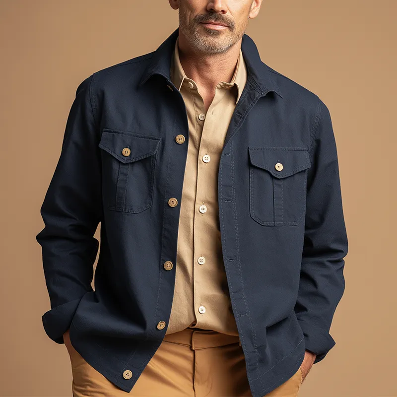 Men's Vintage Cotton Blend Jacket (Lined) MTA0132H9P sold by Manly product image thumbnail 2