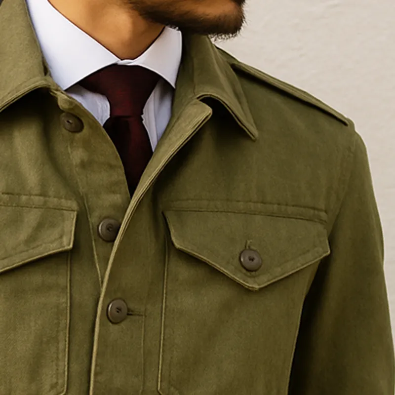 Men's Spring And Autumn Classic Cotton Short Flight Jacket MTA0130H1U sold by Manly product image thumbnail 3