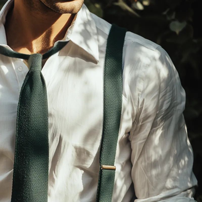 Men's Retro Casual Solid Color Linen Lapel Long Sleeve Shirt MTA3156G9TO sold by Manly product image thumbnail 3