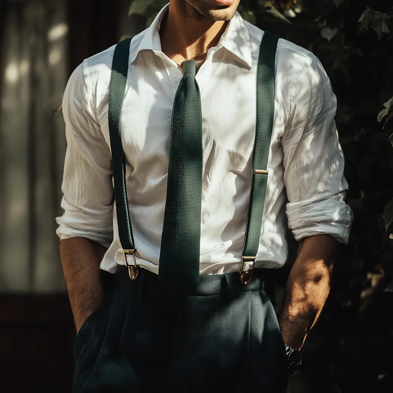 Men's Retro Casual Solid Color Linen Lapel Long Sleeve Shirt MTA3156G9TO sold by Manly product image thumbnail 2