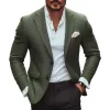 Men's Vintage Elegant Tweed Notch Lapel Single-breasted Slim-fit Blazer MTA0562H0M sold by Manly