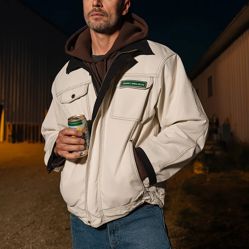 Men's Vintage Cotton Blend Work Jacket MTA1284H9P sold by Manly product image thumbnail 2