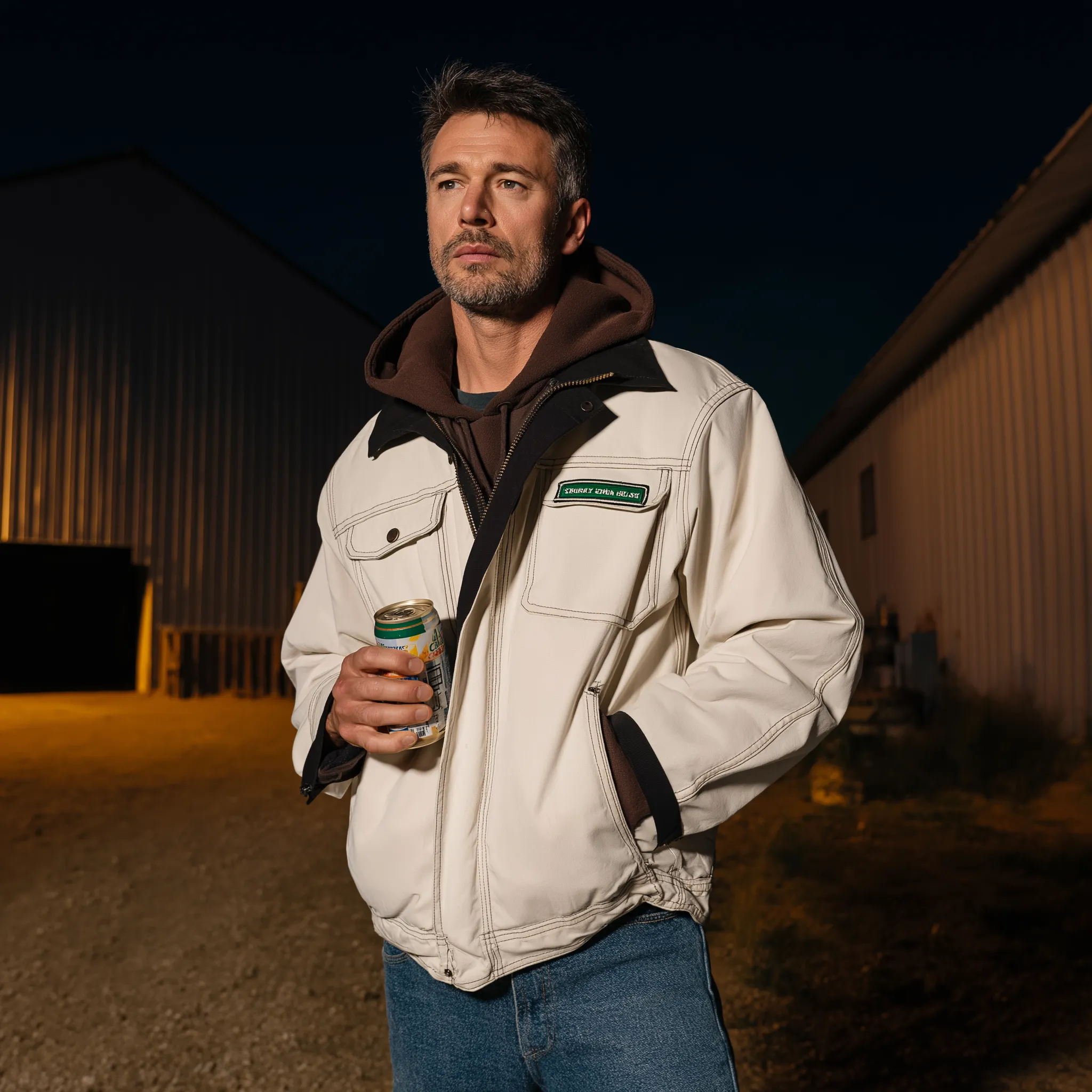 Men's Vintage Cotton Blend Work Jacket MTA1284H9P sold by Manly product image thumbnail 4