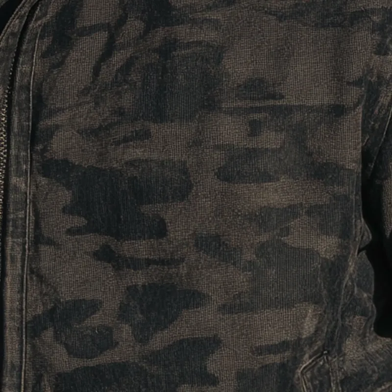 Men's Vintage Washed Camouflage Stand Collar Jacket MTA1410H8P sold by Manly product image thumbnail 3