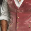 Men's Vintage Velvet Single-Breasted V-Neck Vest MTA1586H2U sold by Manly