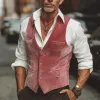 Men's Vintage Velvet Single-Breasted V-Neck Vest MTA1586H2U sold by Manly